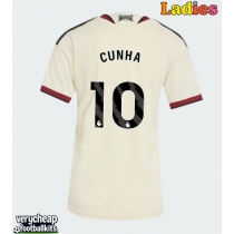 Manchester United Matheus Cunha #10 Replica Third Shirt Ladies 2026-27 Short Sleeve